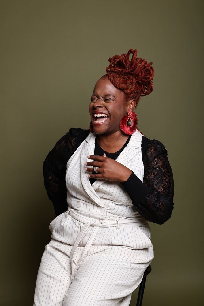 Tamara Robinson laughing